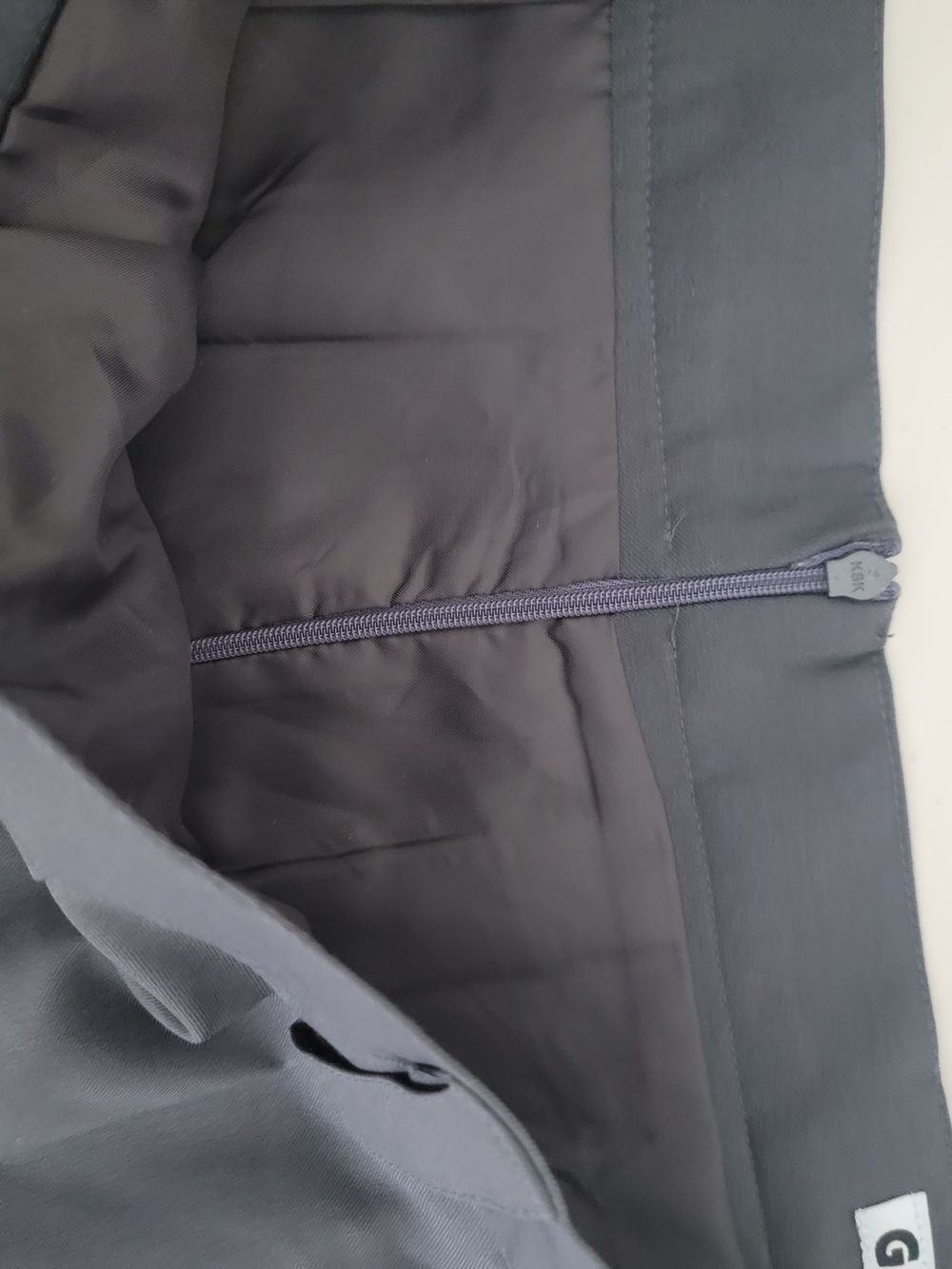 Gateless Gray Pleated Extreme Mini Cuttoff Skirt - Picture 5 of 7